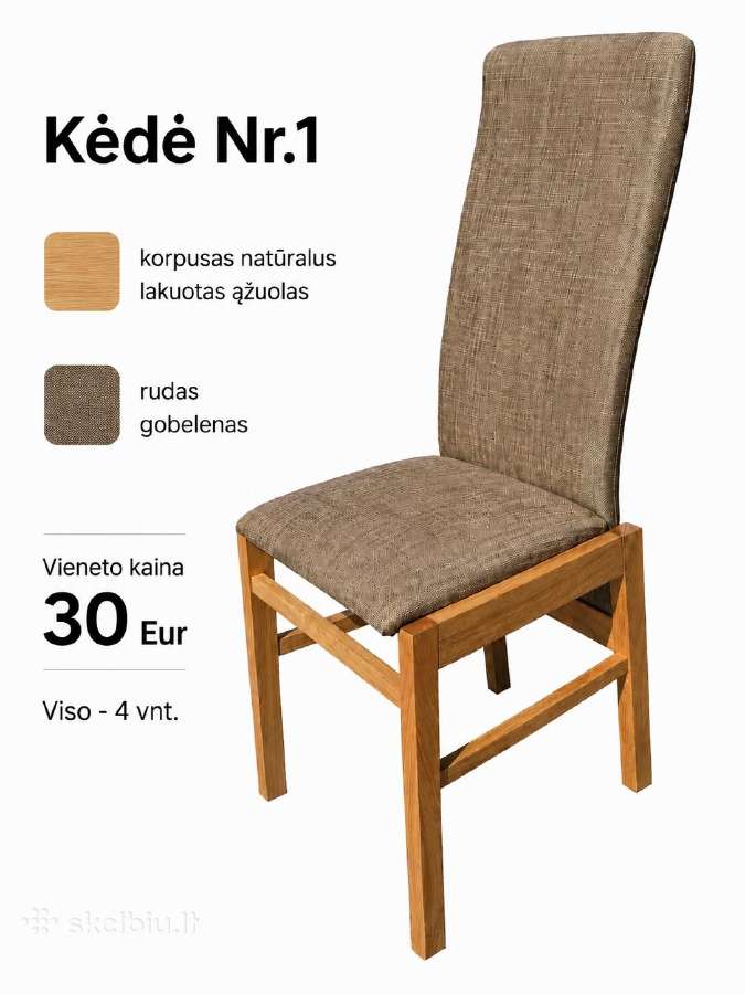 Kėdės - nuotraukos Nr. 2