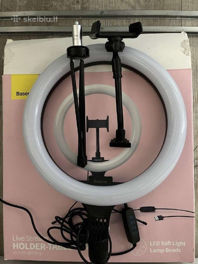 Baseus Żiedinė lempa 10'' su telefono laikikliu - nuotraukos Nr. 2