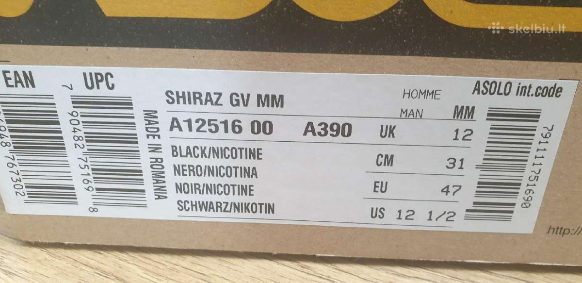 Asolo Shiraz Gv batai - nuotraukos Nr. 7