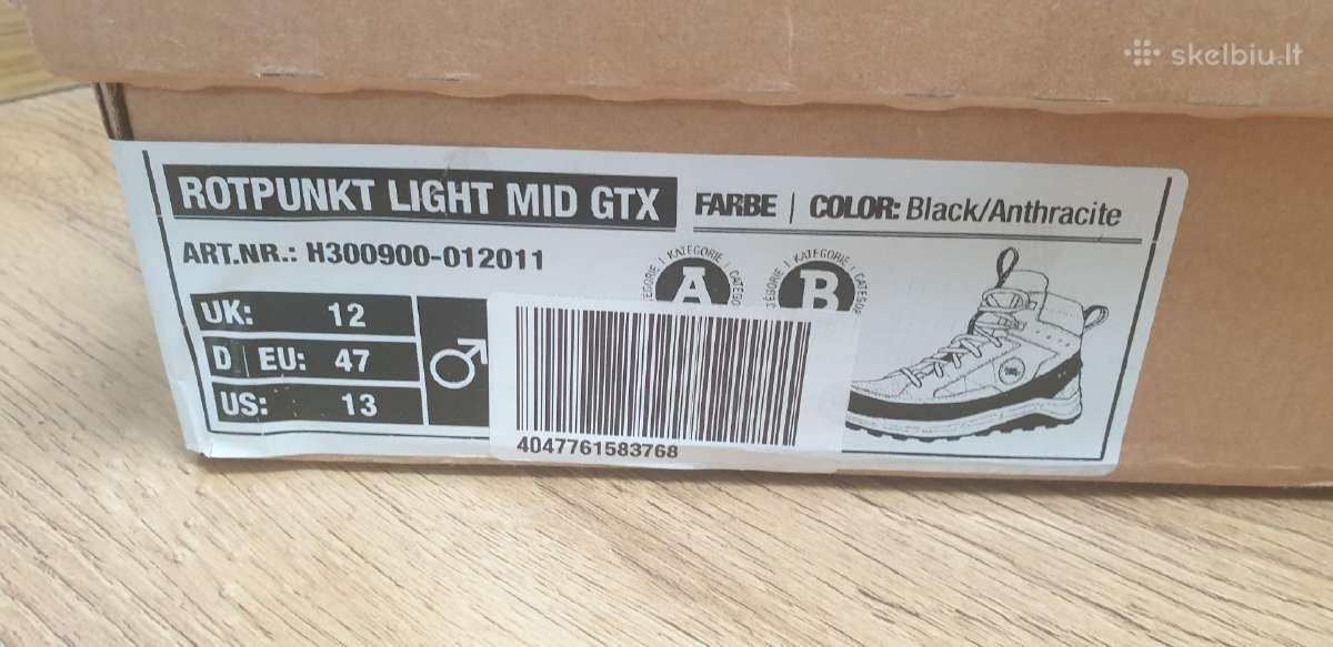 Hanwag Rotpunkt Light mid Gtx batai - nuotraukos Nr. 6