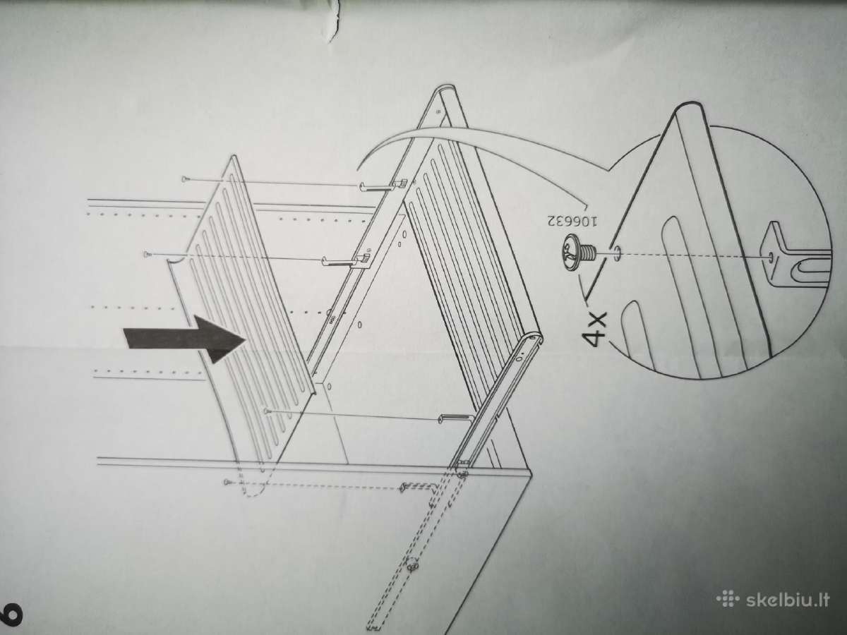 Dovanoju. Ikea spintos ištraukiamas stalčius
