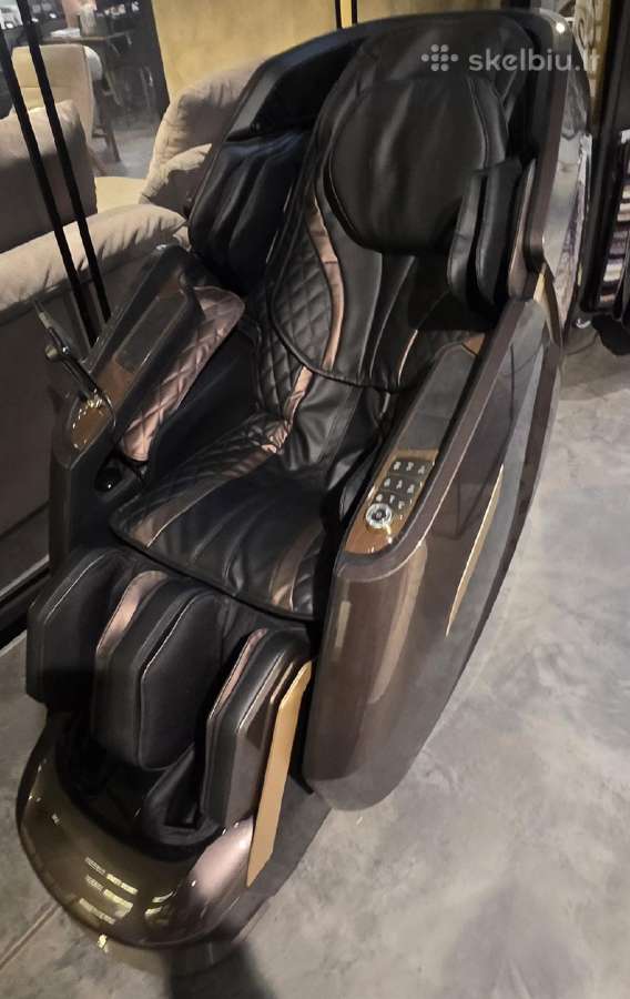 Premium 4d masažinė kėdė tiesiai iš gamyklos