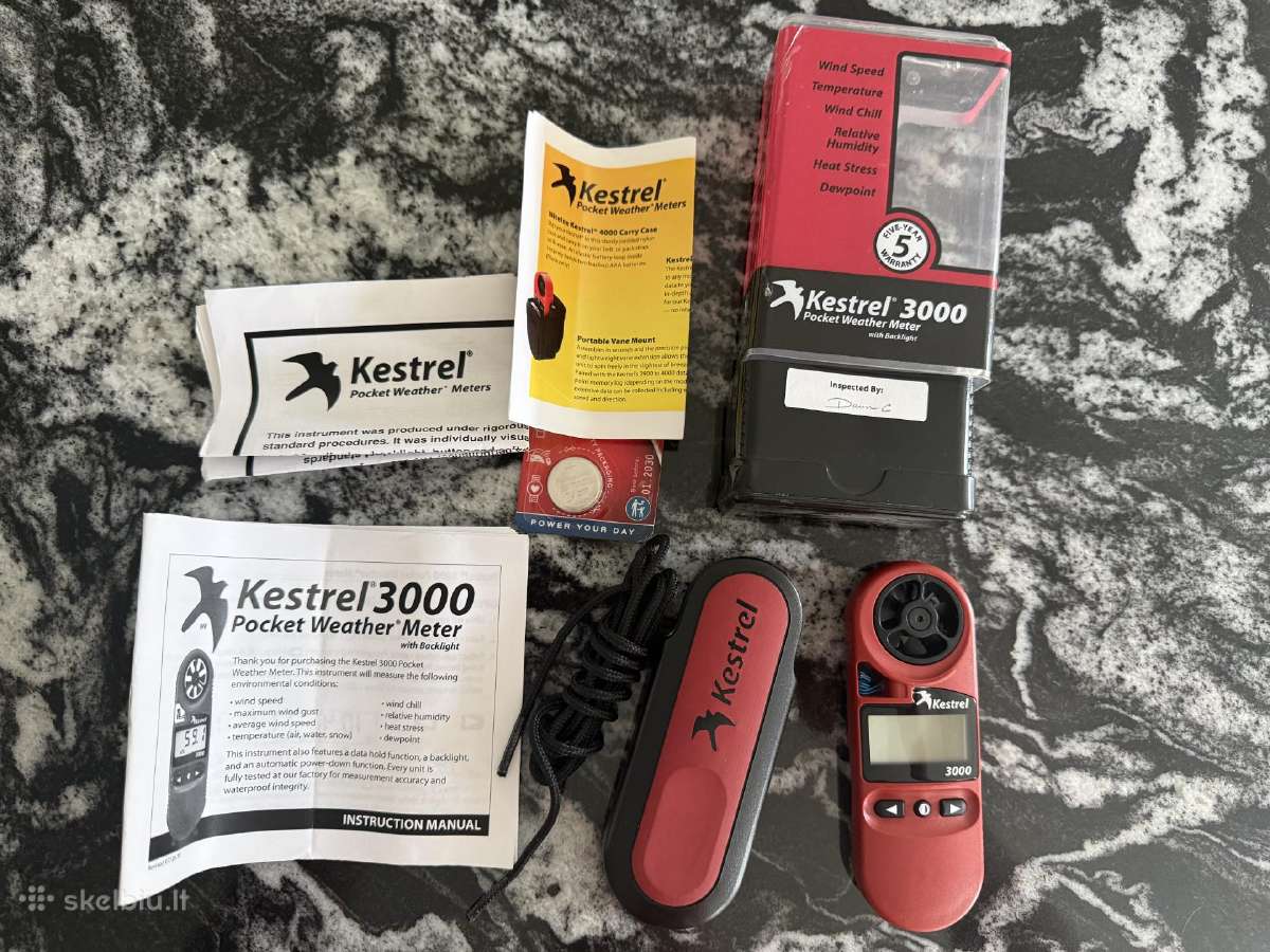 Kestrel 3000 Meteorologinė Stotelė - nuotraukos Nr. 2