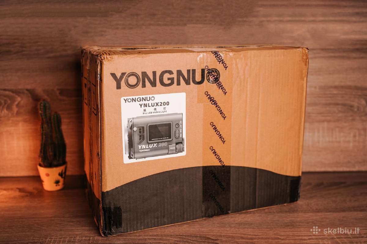 LED video lempa Yongnuo Ynlux200 200w Bi-color - nuotraukos Nr. 8
