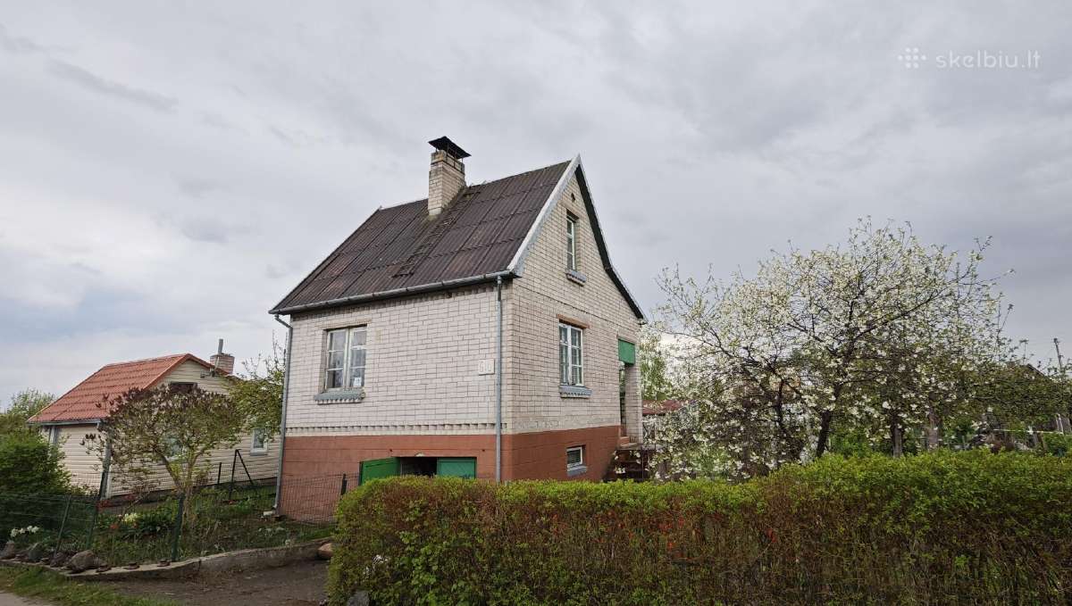 Parduodamas sodas su mūriniu namu SB Agluona