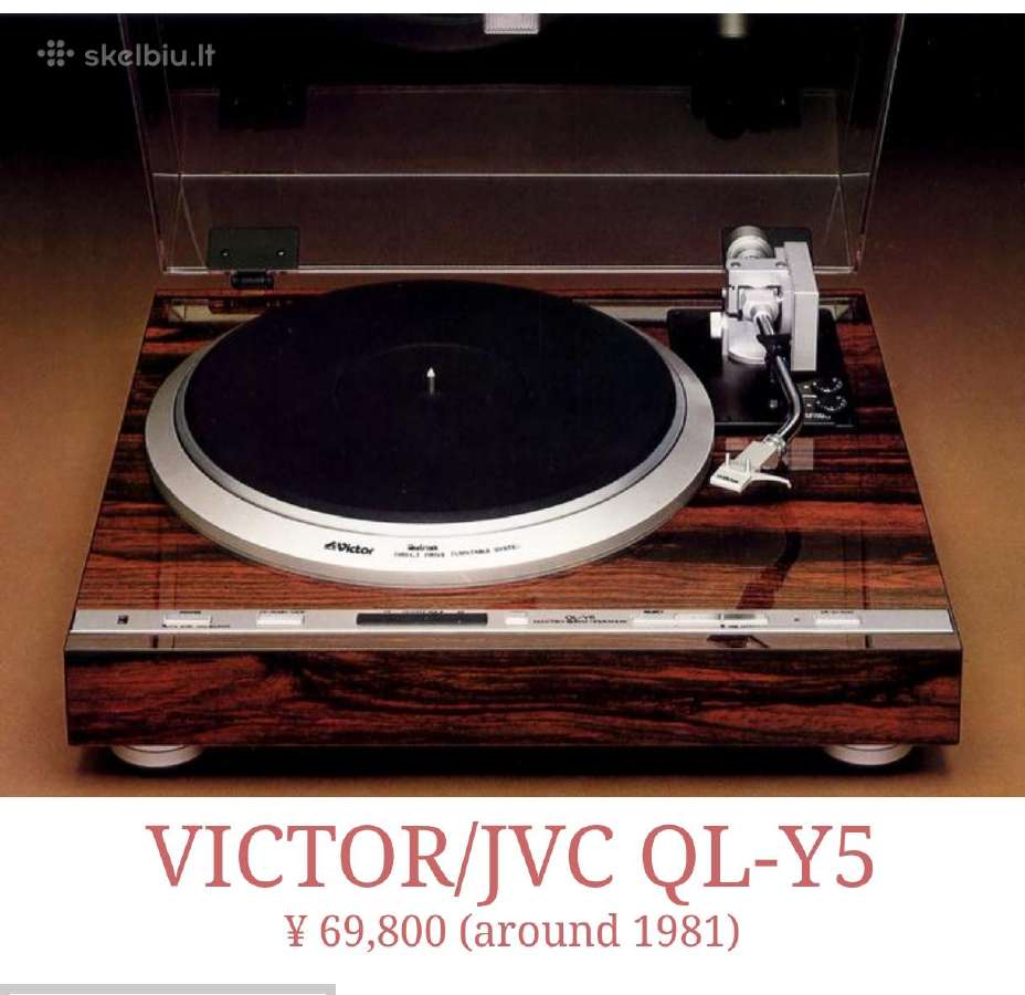 Victor Ql-y5 plokštelių grotuvas