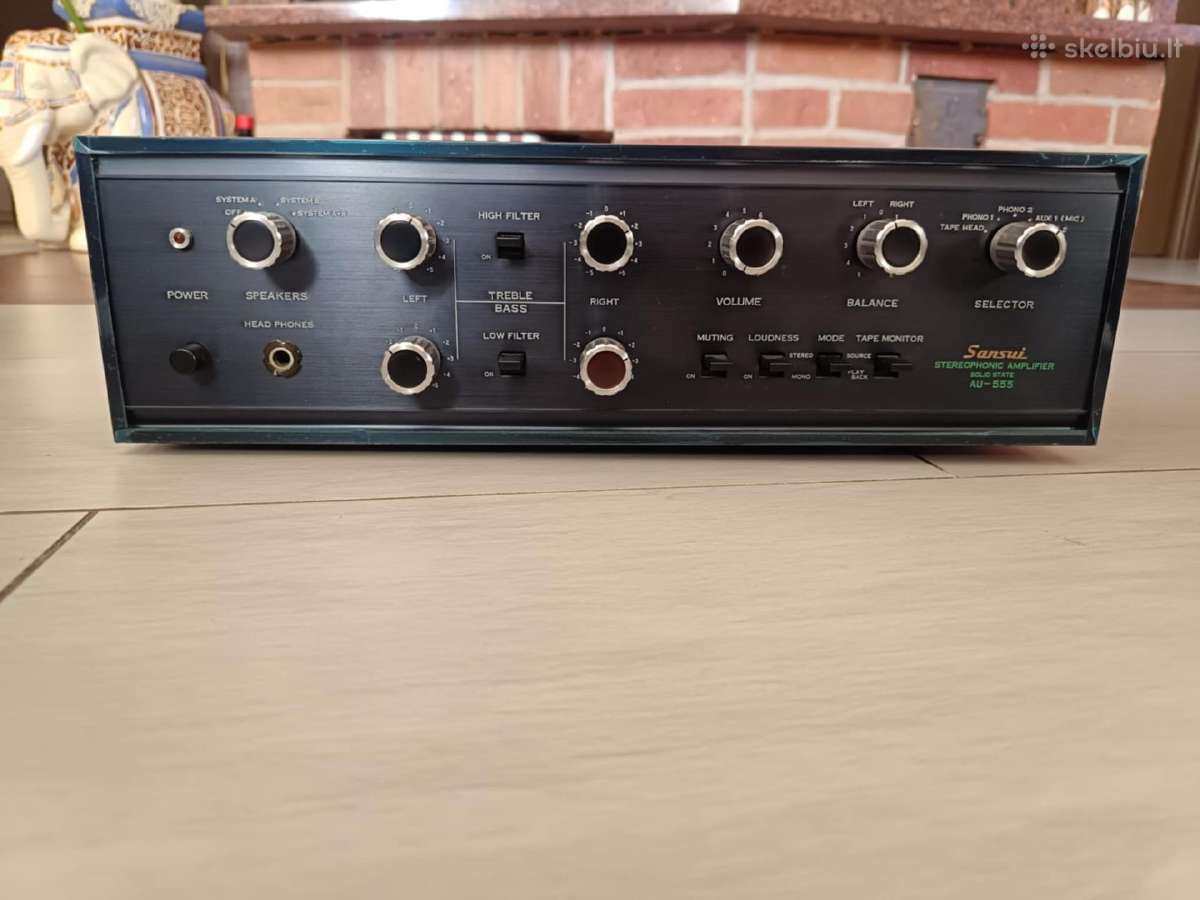 Sansui Au-555, 666, 777stiprintuvai