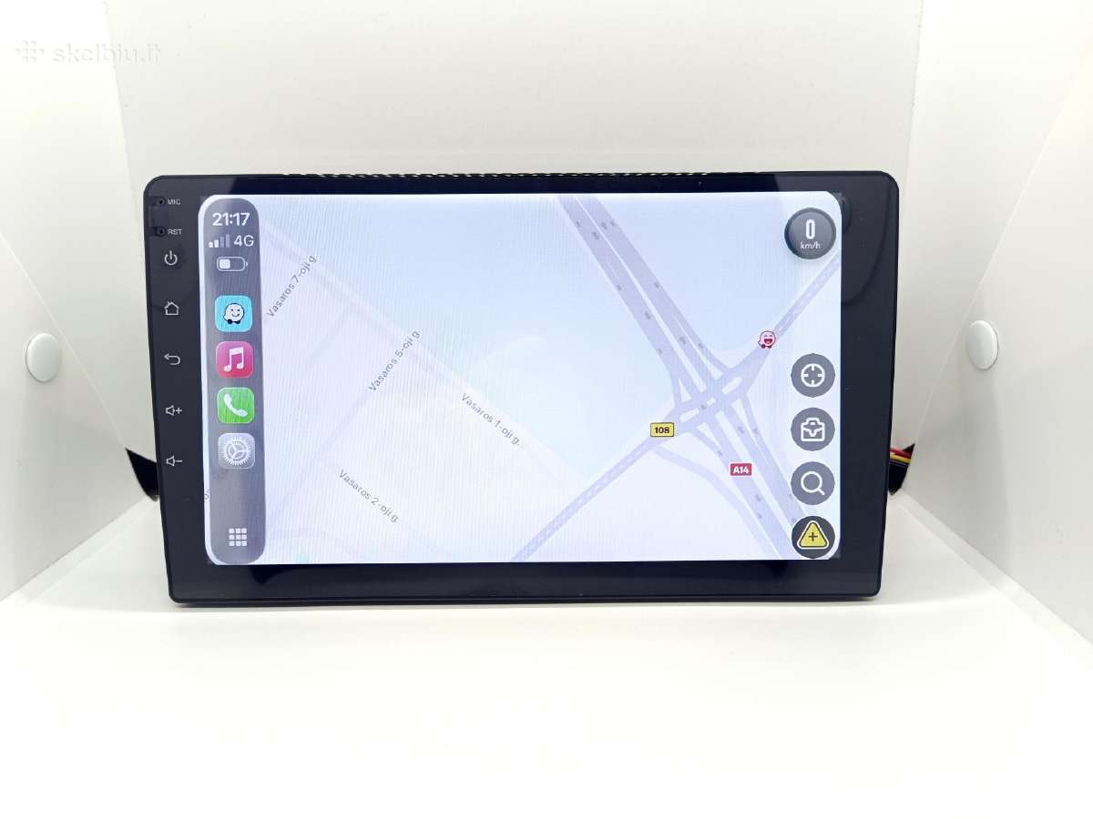 9" arba 10" 2din Android multimedija Carplay