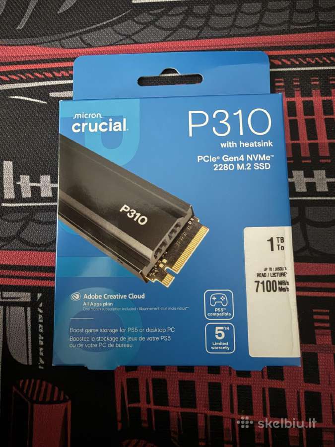 Parduodamas SSD M.2 Nvme 1tb