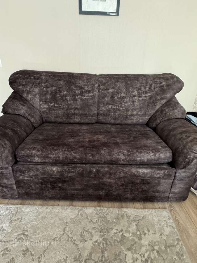 Atiduodu trivietė ir dvivietė sofas
