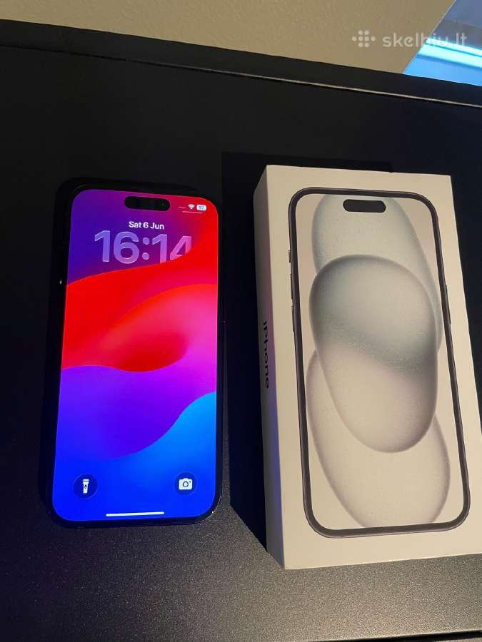 iPhone 15 Black 256gb