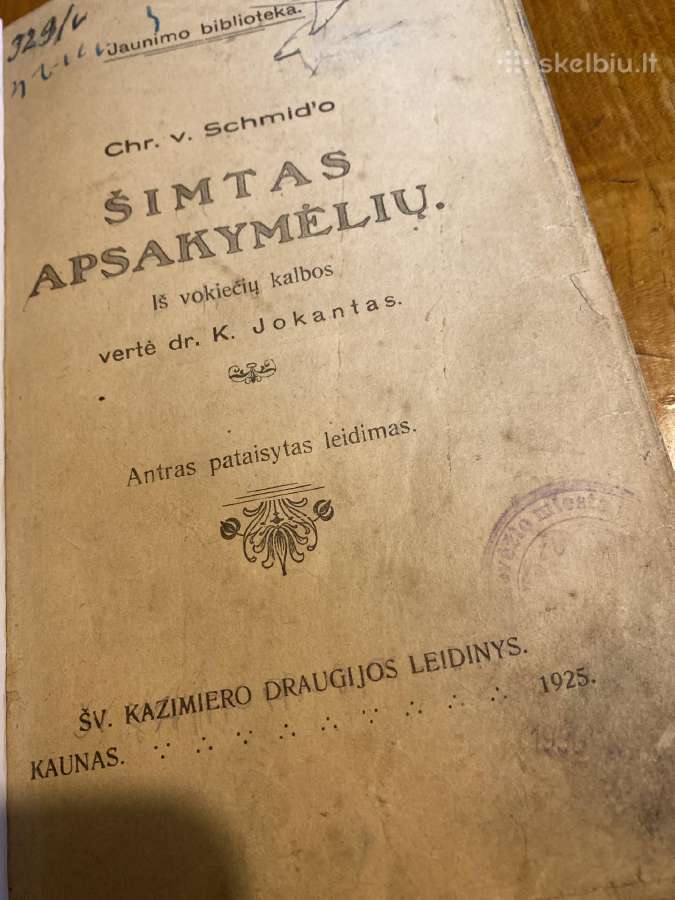 1925m. Šimtas apsakymeliu - nuotraukos Nr. 2