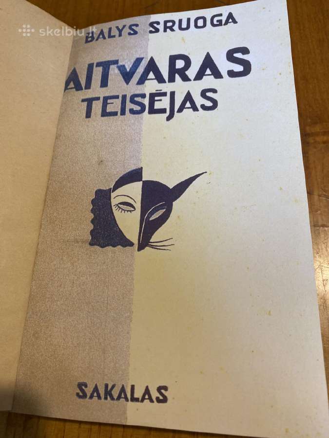 1935m. Balys Sruogaaitvaras Teisėjas