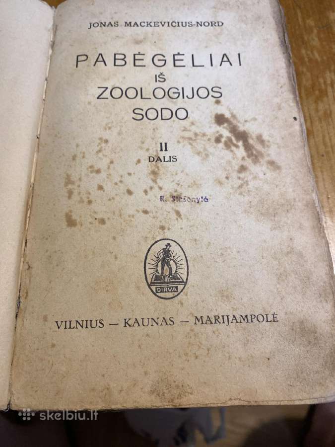1939m.pabėgėliai iš zoologijos sodo1-2d. - nuotraukos Nr. 3