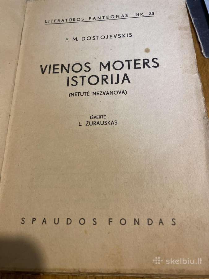 1940m.dostojevskisvienos moters istorija - nuotraukos Nr. 2
