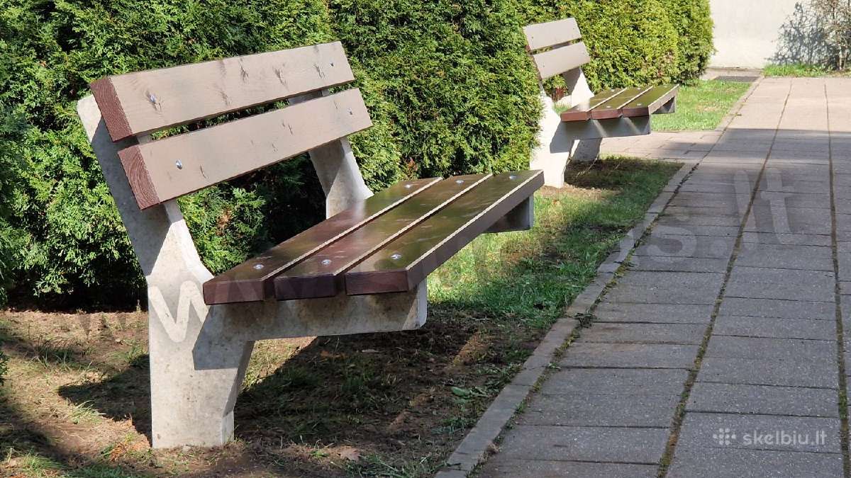 Patvarūs suoliukai jūsų daugiabučių kiemams - nuotraukos Nr. 4