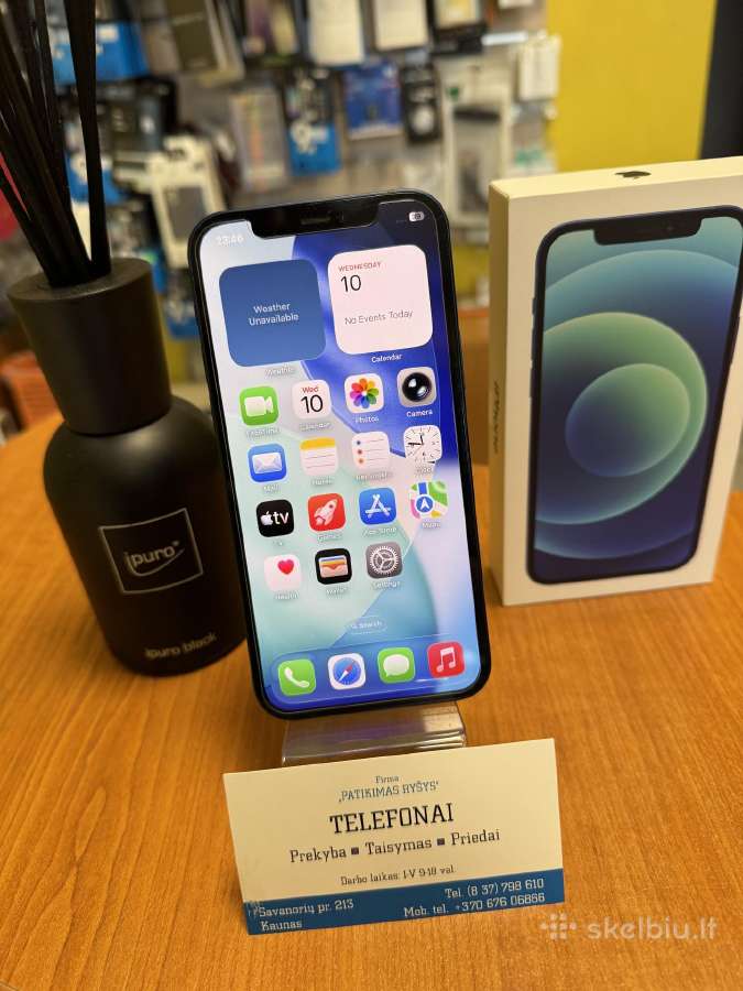 iPhone 12 Black 128gb Su Garantija