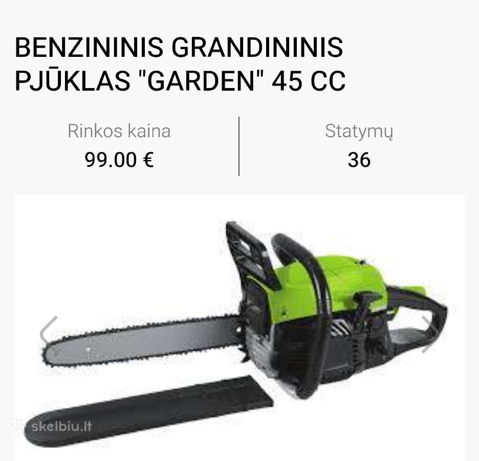 Benzininis pjūklas