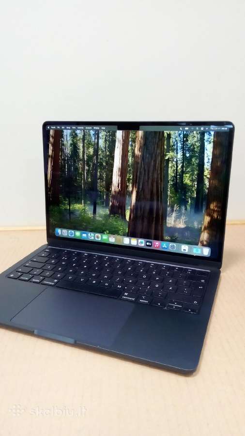 Apple MacBook Air 13 M2 8gb 256ssd su garantija - nuotraukos Nr. 2