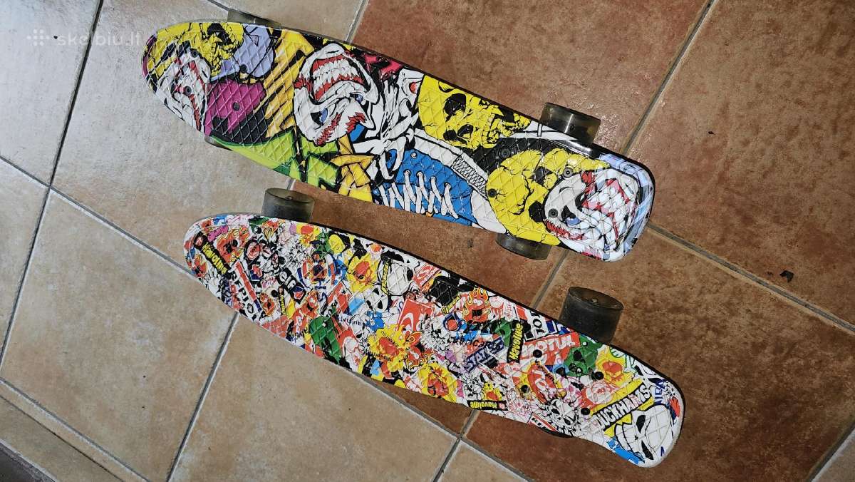 Vaikiškos riedlentės (Penny board tipo) - nuotraukos Nr. 3