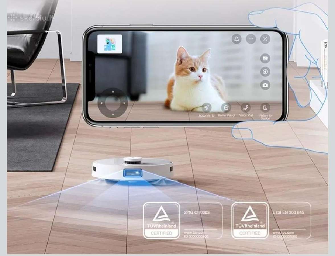 Ecovacs deebot T10 dulkių siurblys robotas - nuotraukos Nr. 3