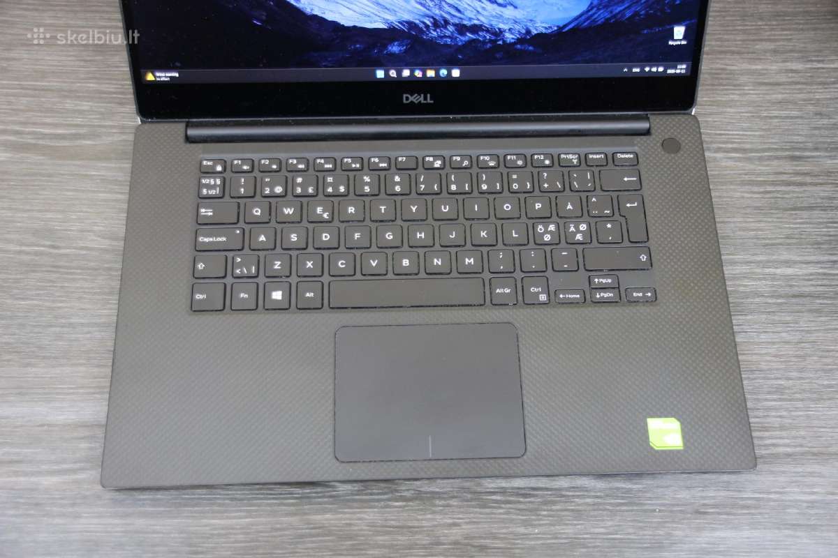 Dell Xps 7590 4k Ips i7-9750h 32gb 512ssd nvidia - nuotraukos Nr. 2
