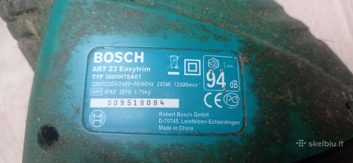 Trimeris Bosch Art 23 Easytrim; 280 W elektrinis - nuotraukos Nr. 2