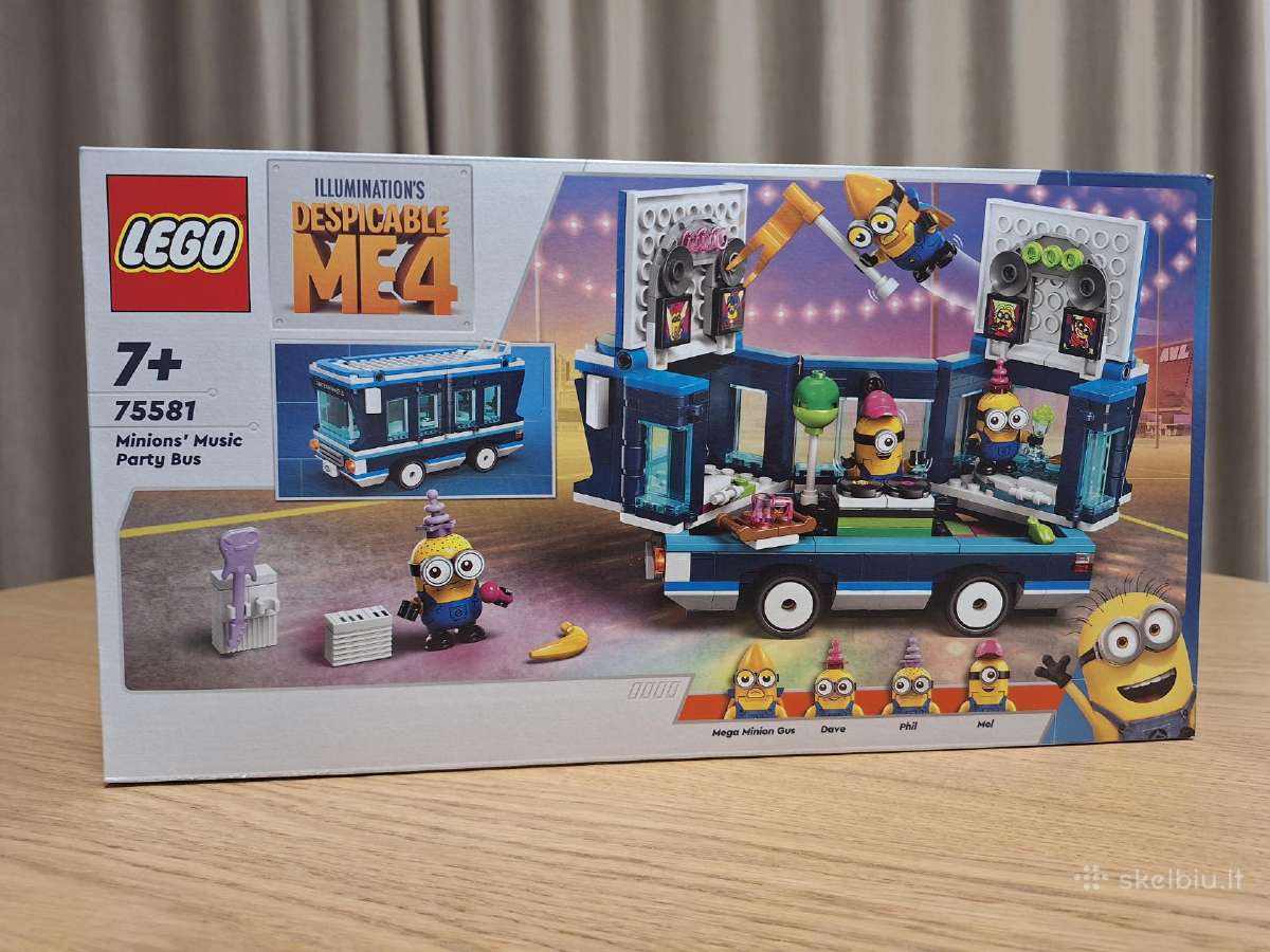 Lego Minions 75581 – Music Party Bus (Naujas) - nuotraukos Nr. 2