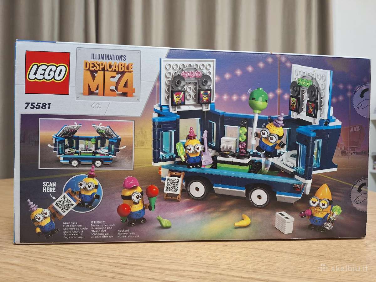 Lego Minions 75581 – Music Party Bus (Naujas)