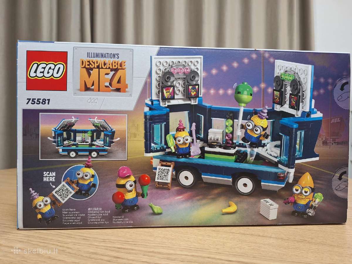 Lego Minions 75581 – Music Party Bus (Naujas) - nuotraukos Nr. 4