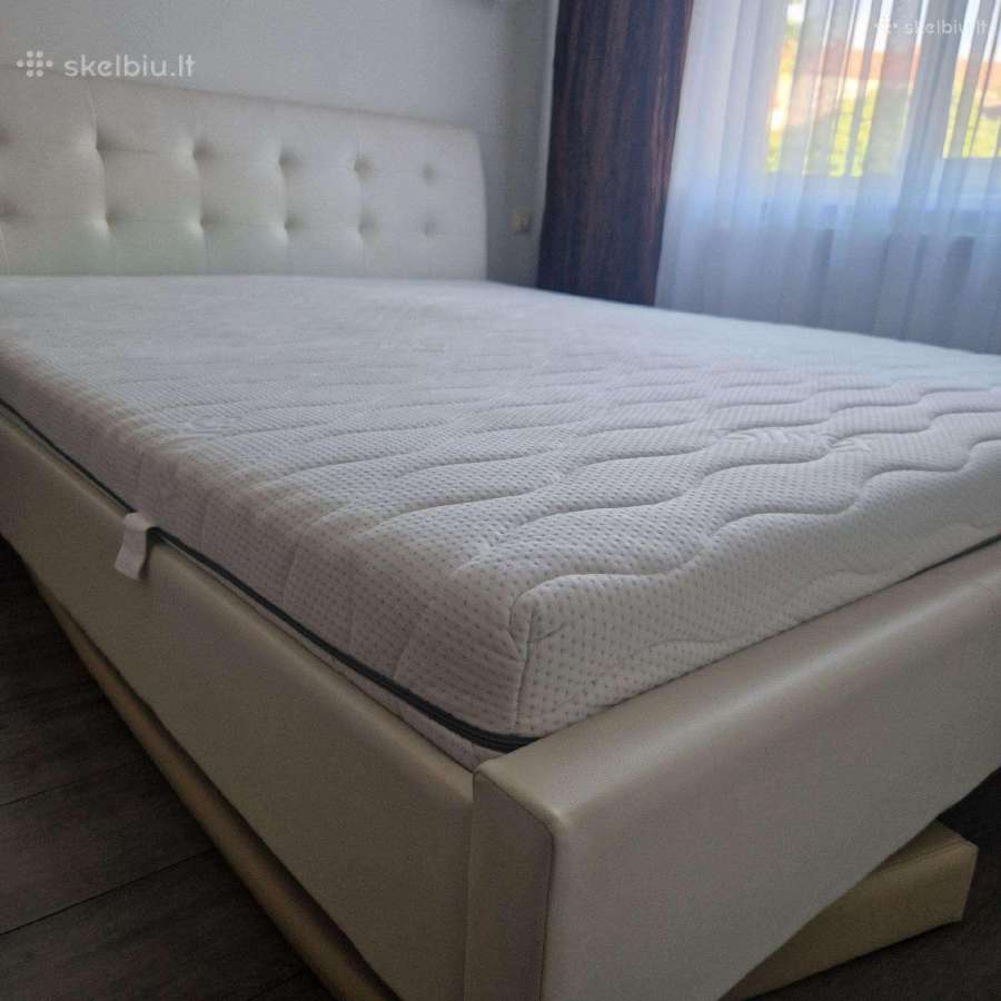 Dvigulė lova su "Silver Fresh" čiužiniu 160x200x22