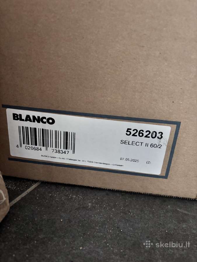 Šiukšlių rūšiavimo sistema Blanco select II 60/2