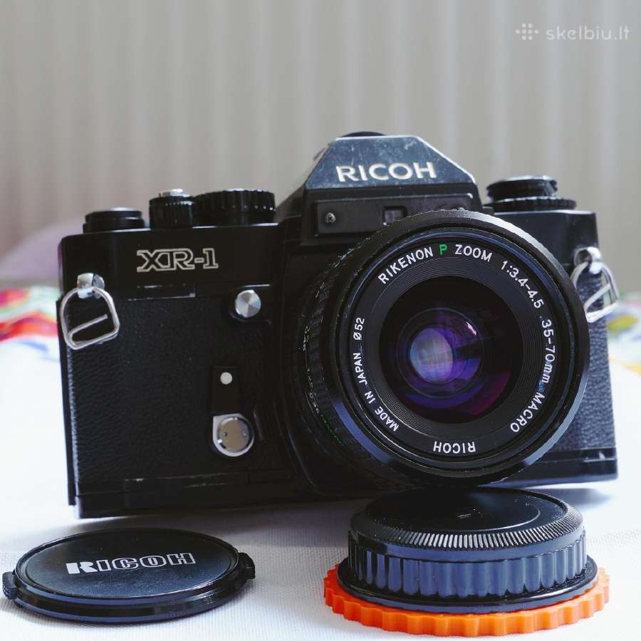 Ricoh Xr-1 su objektyvais