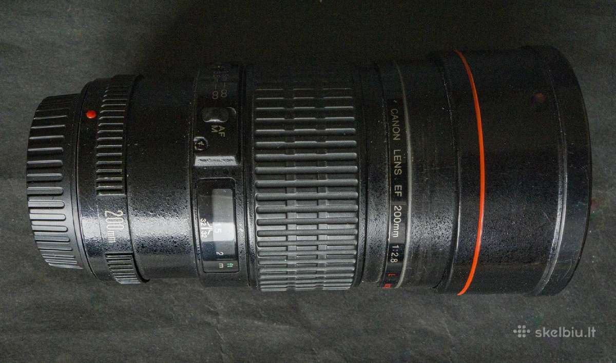 Canon lens Ef 200mm 1:2,8 L ultrasonic - nuotraukos Nr. 3