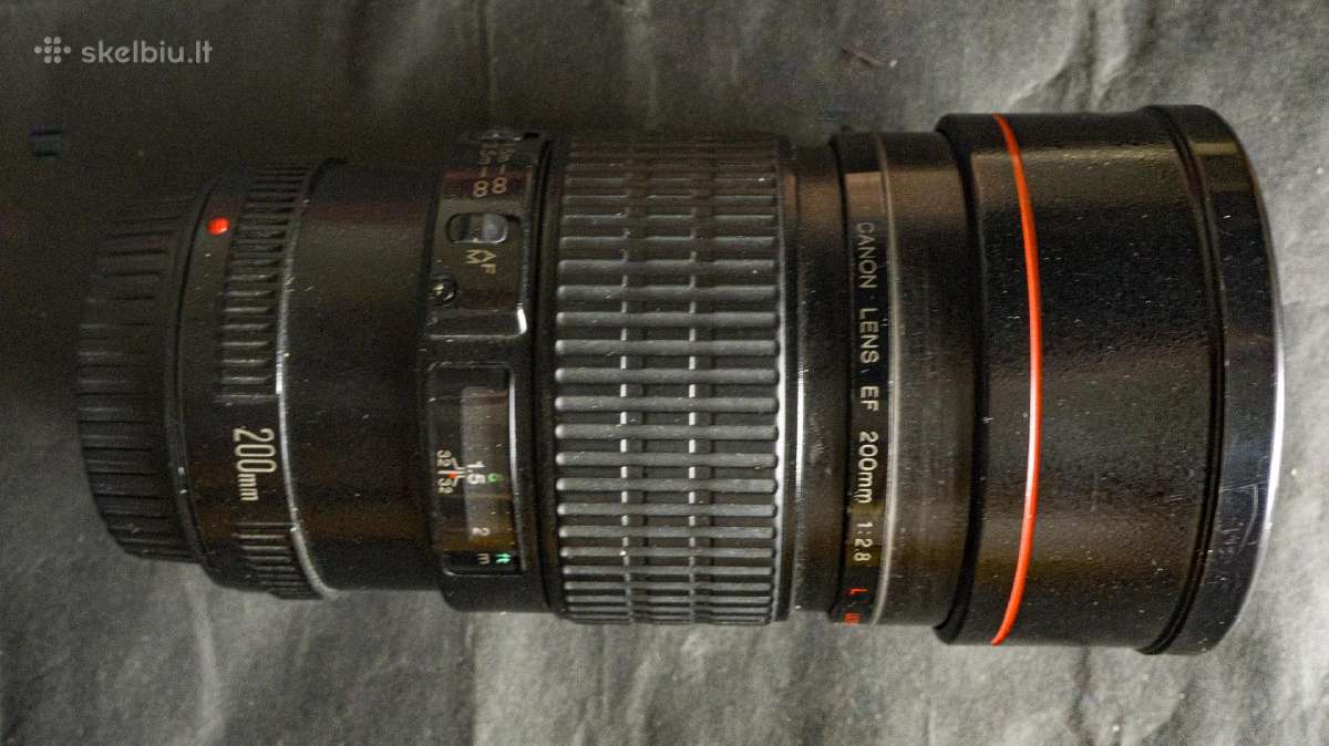 Canon lens Ef 200mm 1:2,8 L ultrasonic - nuotraukos Nr. 4