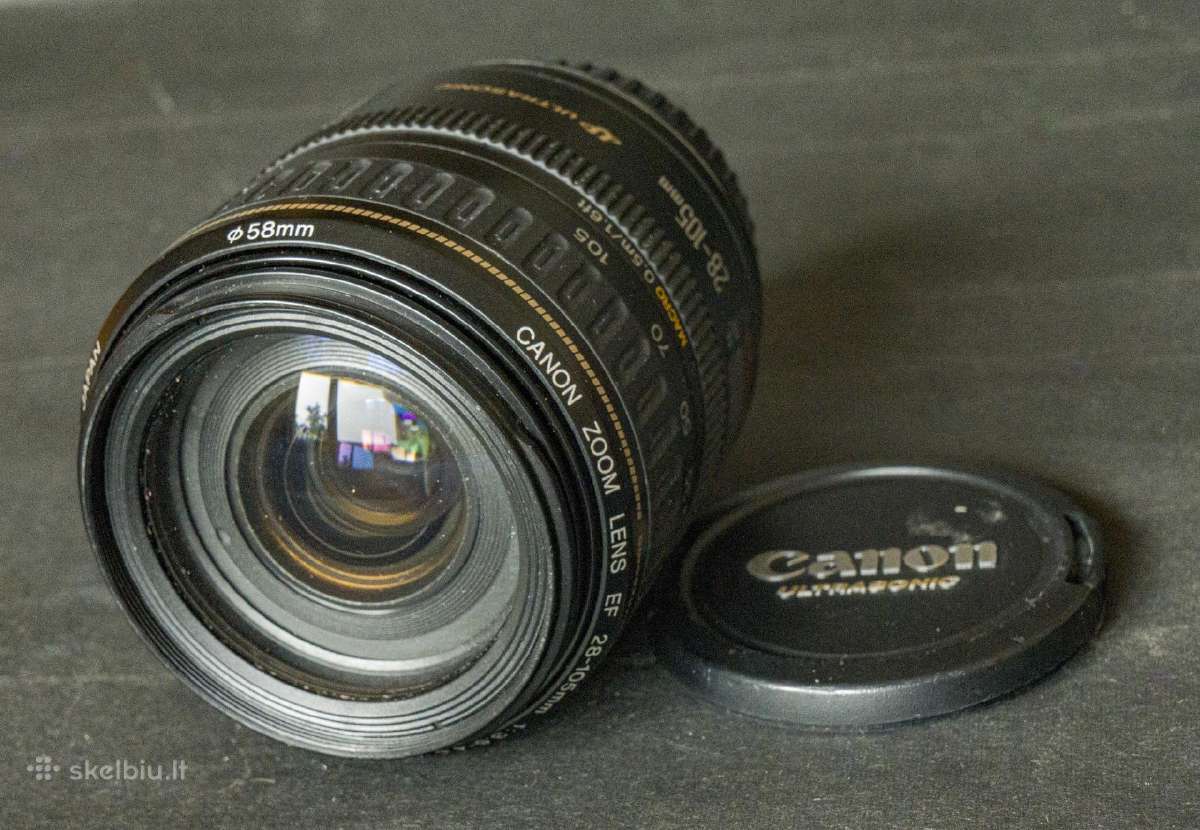 Canon zoom lens Ef 28-105 1:3,5-4,5 L ultrasonic - nuotraukos Nr. 2
