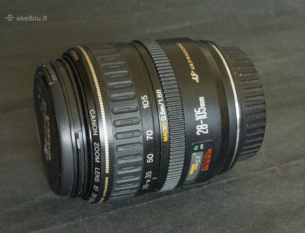 Canon zoom lens Ef 28-105 1:3,5-4,5 L ultrasonic - nuotraukos Nr. 3