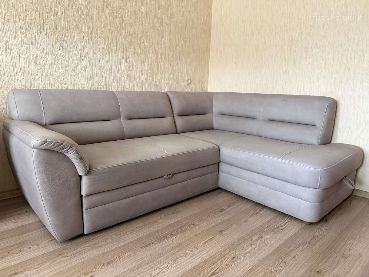 Kampinė sofa - lova