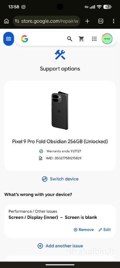 Google pixel 9 Pro Fold - nuotraukos Nr. 13