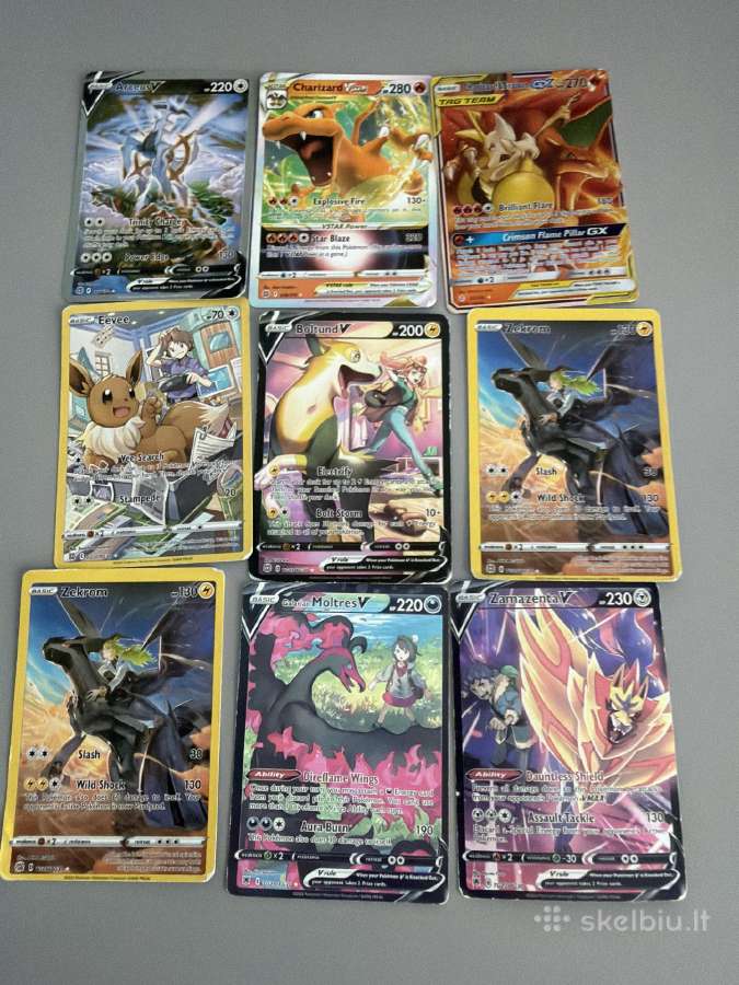 Pokemon kortelės