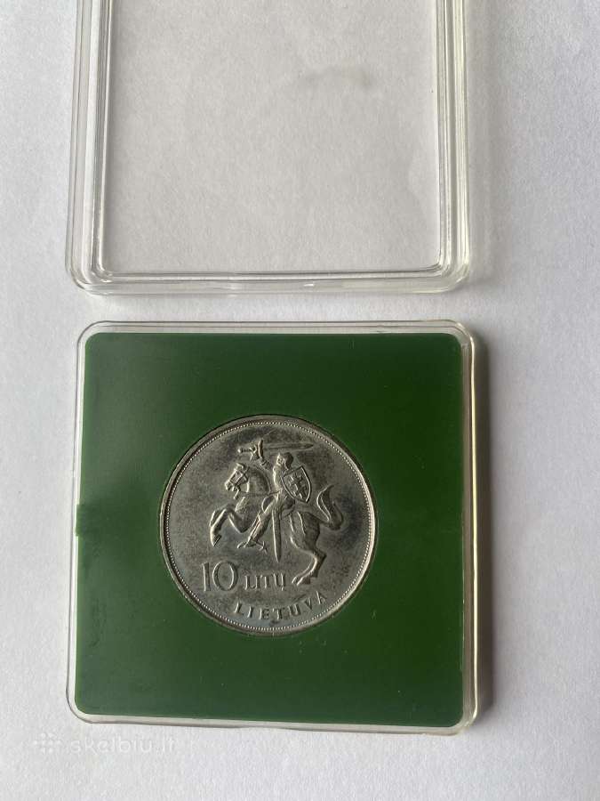 10 litų moneta Jonas Paulius II - nuotraukos Nr. 2