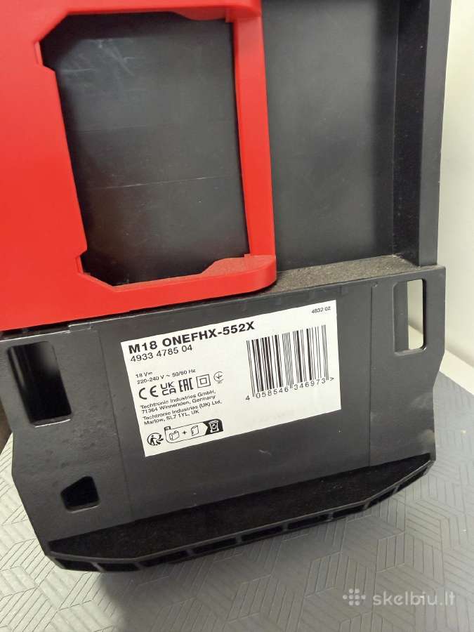 Perforatorius Milwaukee M18 Onefhx-552x - nuotraukos Nr. 4