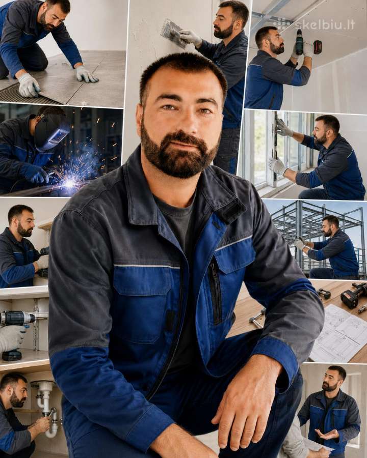 Pagalbinis darbuotojas / plataus profilio statybin