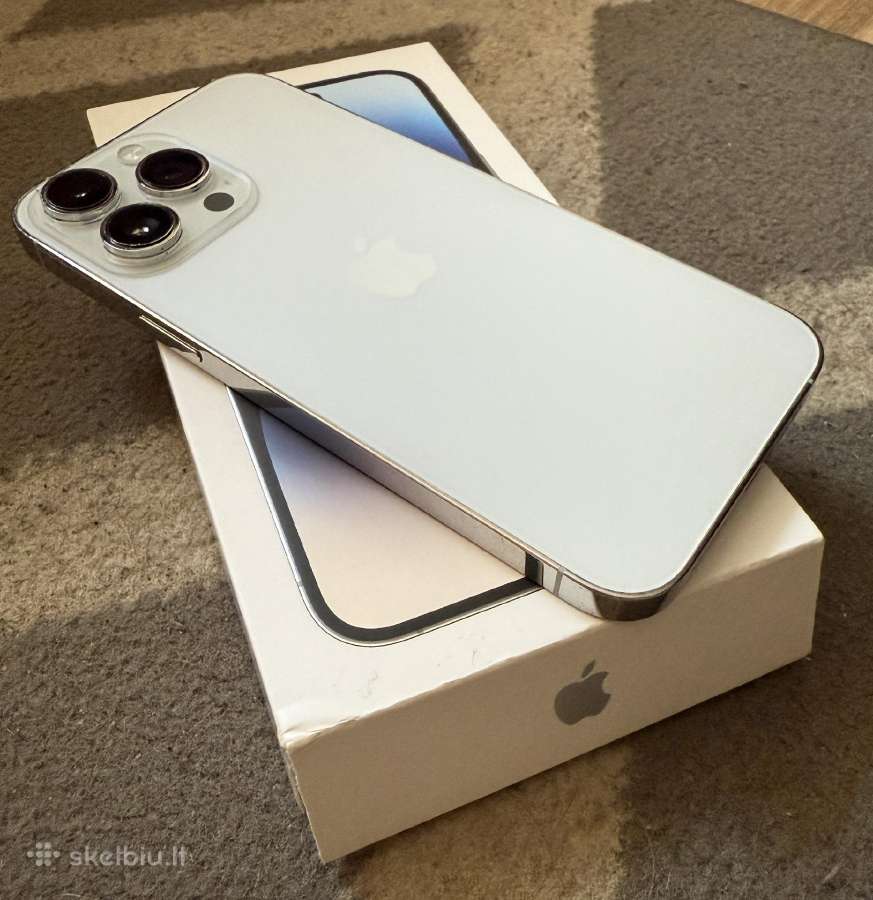 Apple iPhone 14 Pro Max 128gb Silver 10/10