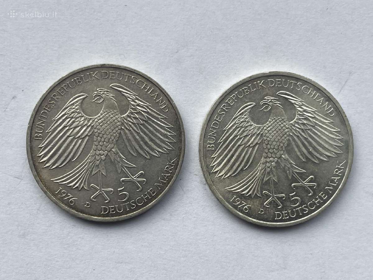 Vokietijos 5 sidabrinės markės - nuotraukos Nr. 8