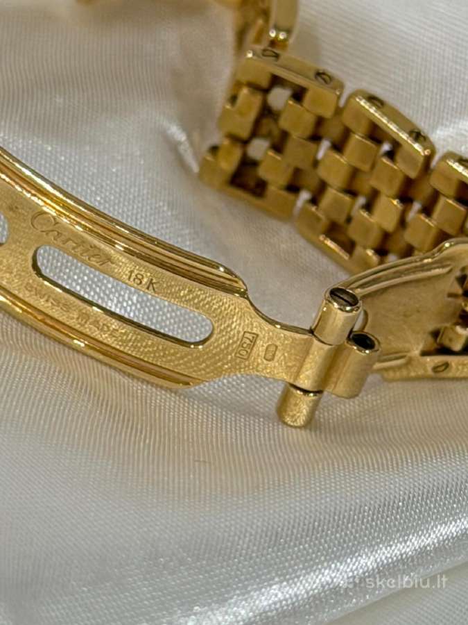 Cartier Panthere laikrodis 18k aukso su deimantais - nuotraukos Nr. 4