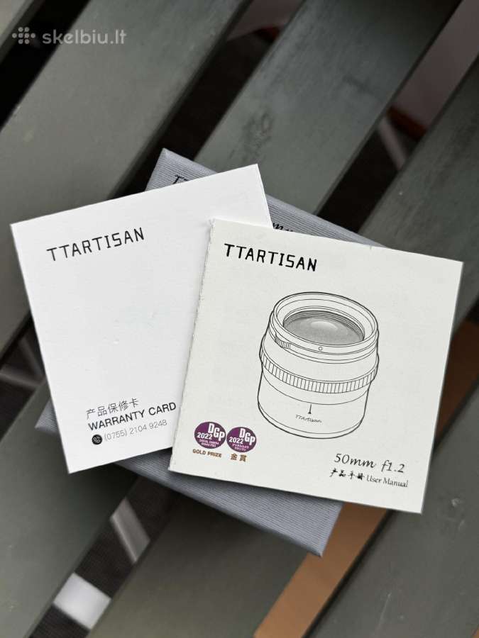 Ttartisan 50mm F1.2 (x-mount) - nuotraukos Nr. 6