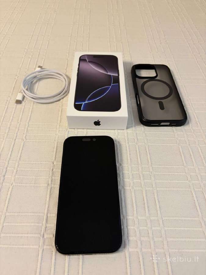 iPhone 16 pro 256gb black