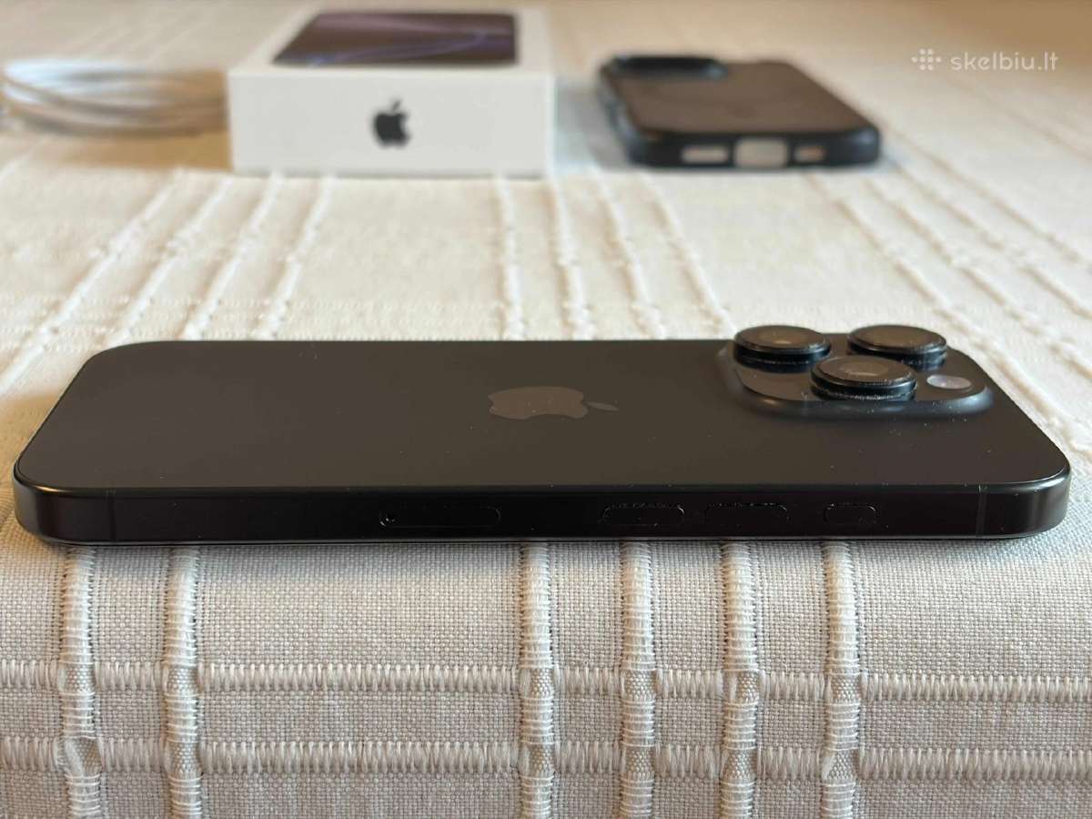 iPhone 16 pro 256gb black - nuotraukos Nr. 2