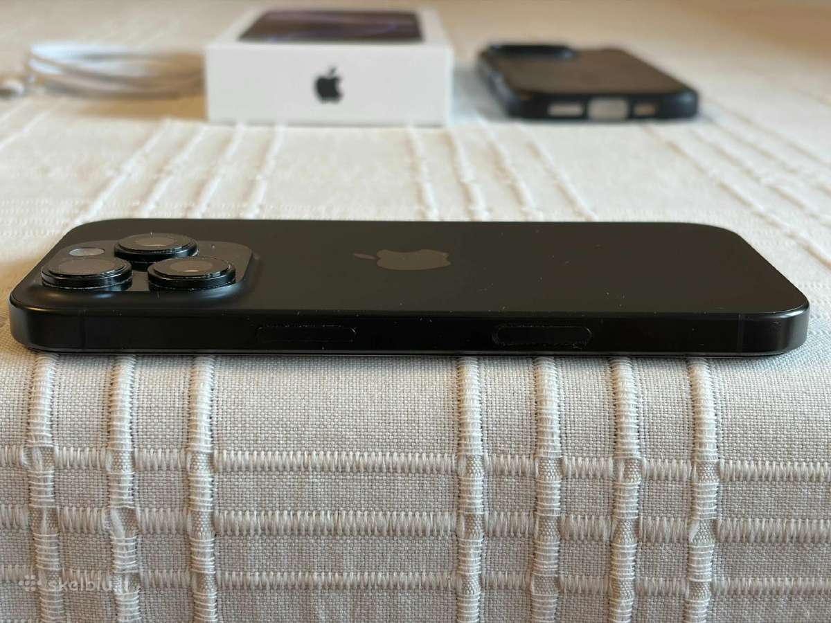 iPhone 16 pro 256gb black - nuotraukos Nr. 4